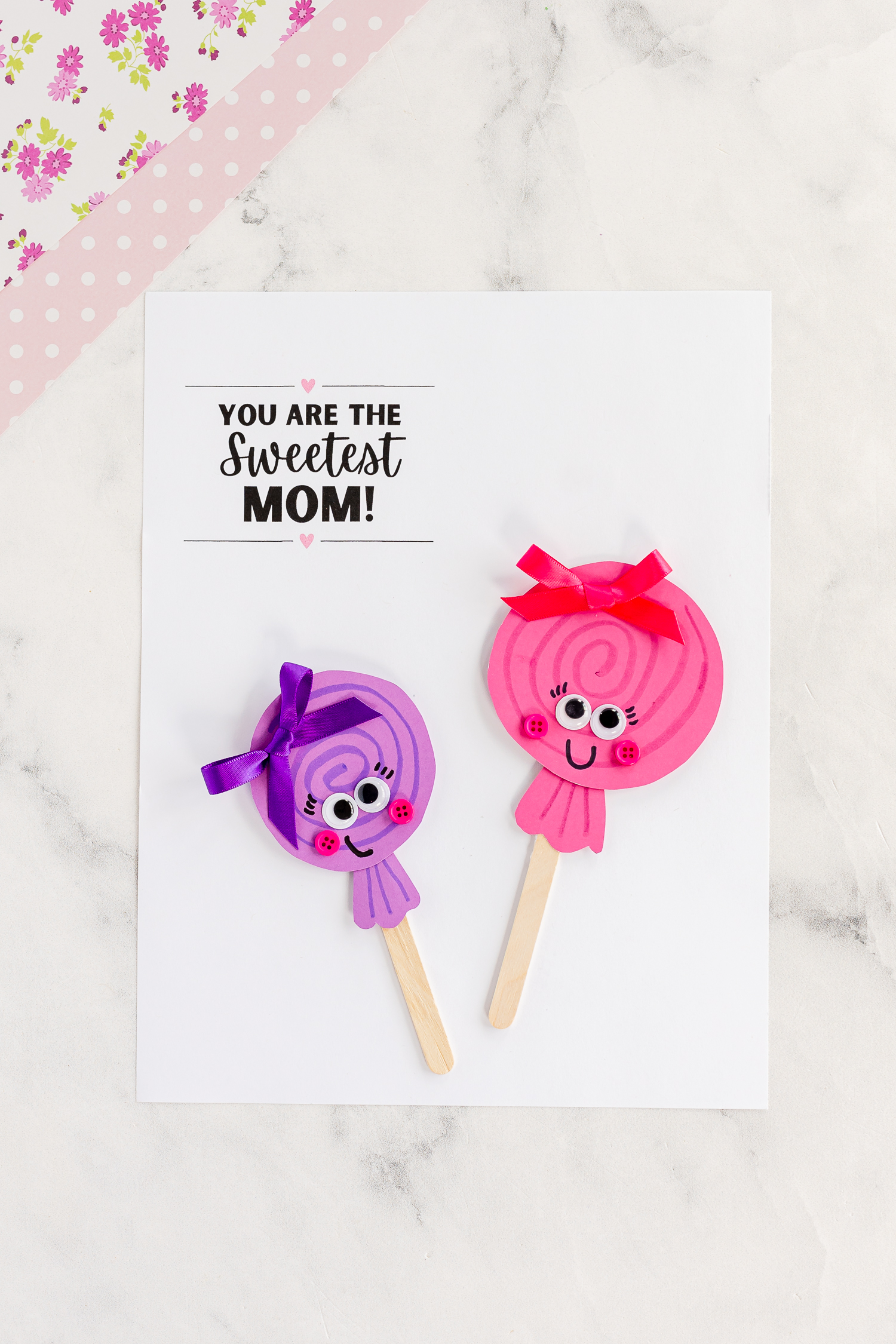 Lollipop Mother’s Day Craft