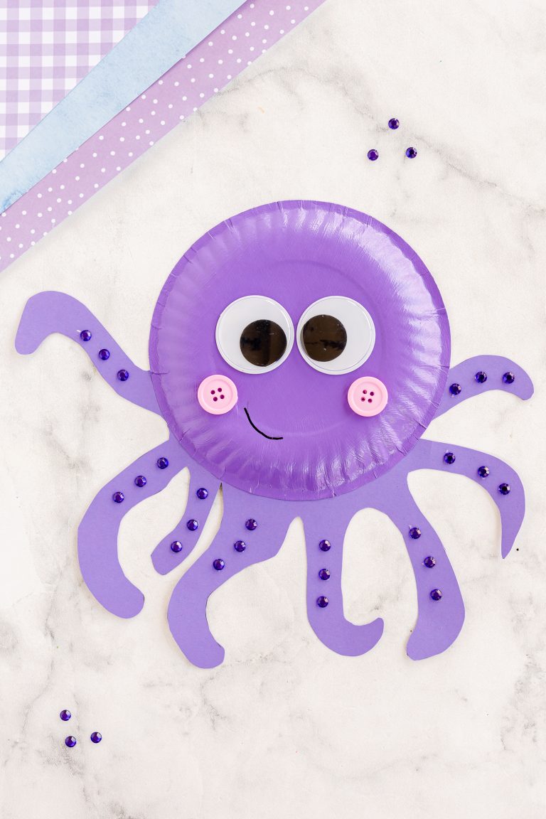 Paper Plate Octopus Craft