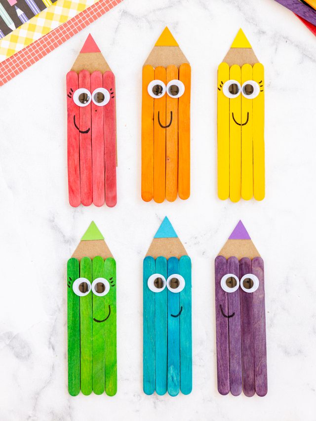 Back to School Colored Pencil Craft