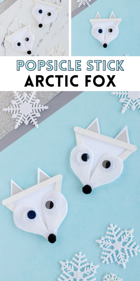 Popsicle Stick Arctic Fox