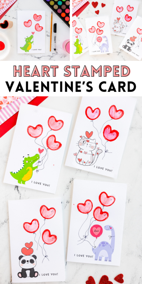 Heart Shaped Valentine's Day Card DIY