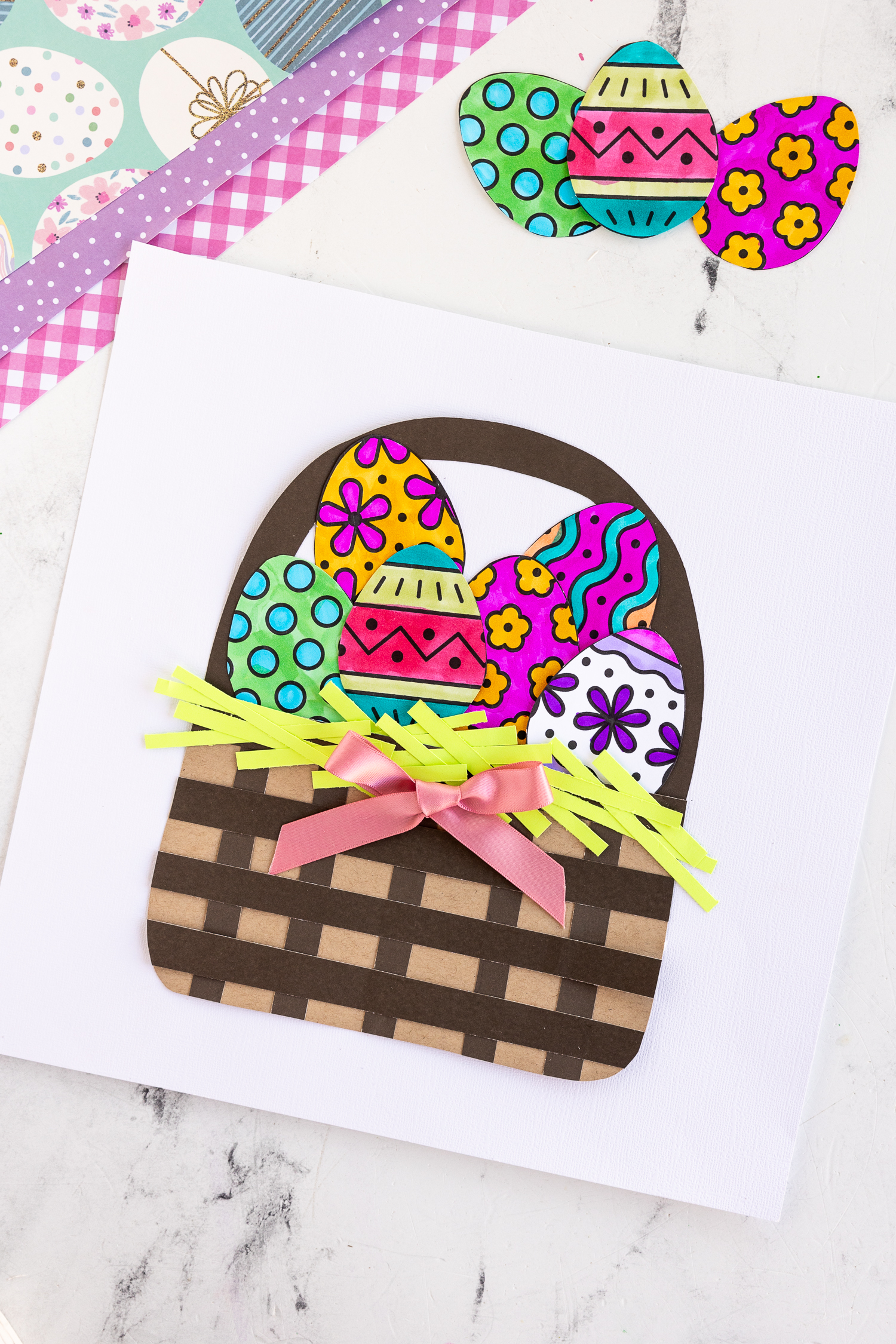Printable Easter Basket Craft