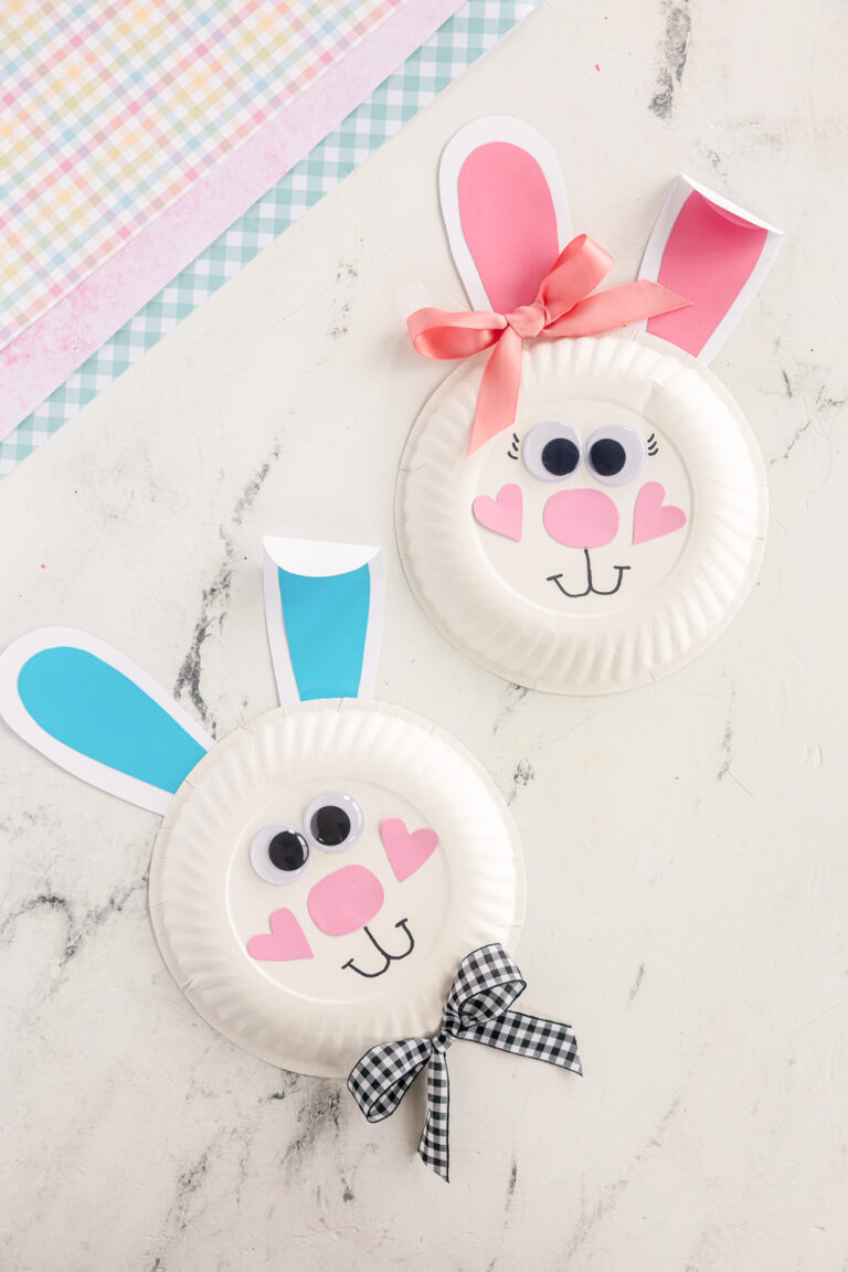 Easy Paper Plate Bunny Craft