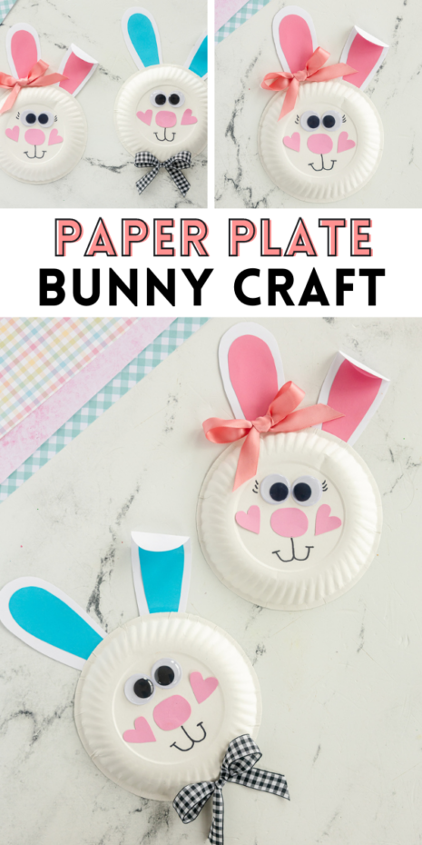 This Easy Paper Plate Bunny Craft is fun for kids of all ages and is perfect Easter Fun!