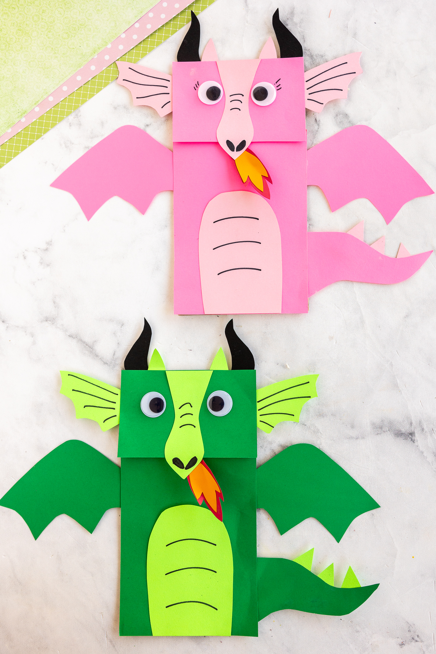 Paper Bag Dragon Craft