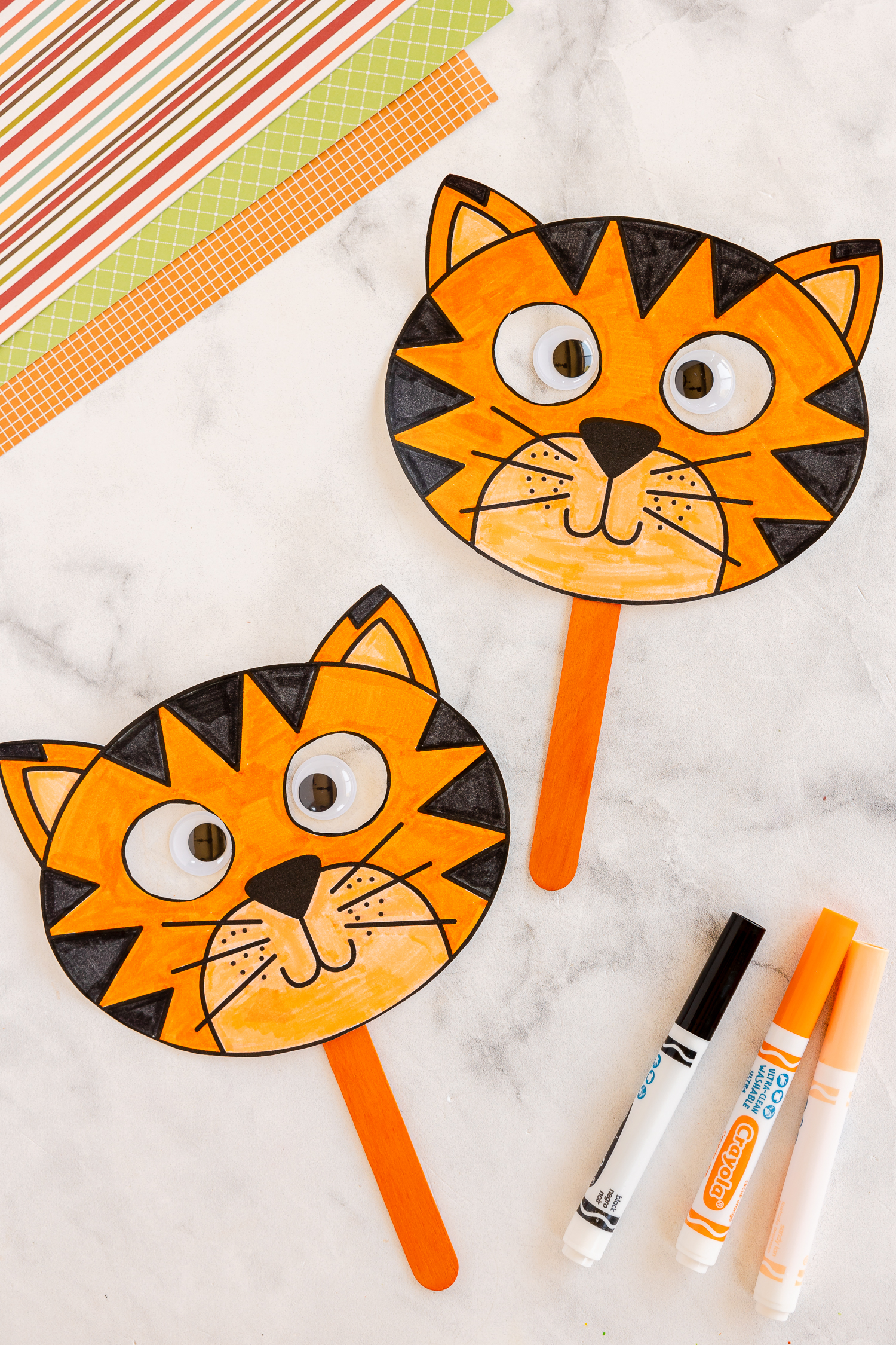 Tiger Mask Craft For Kids