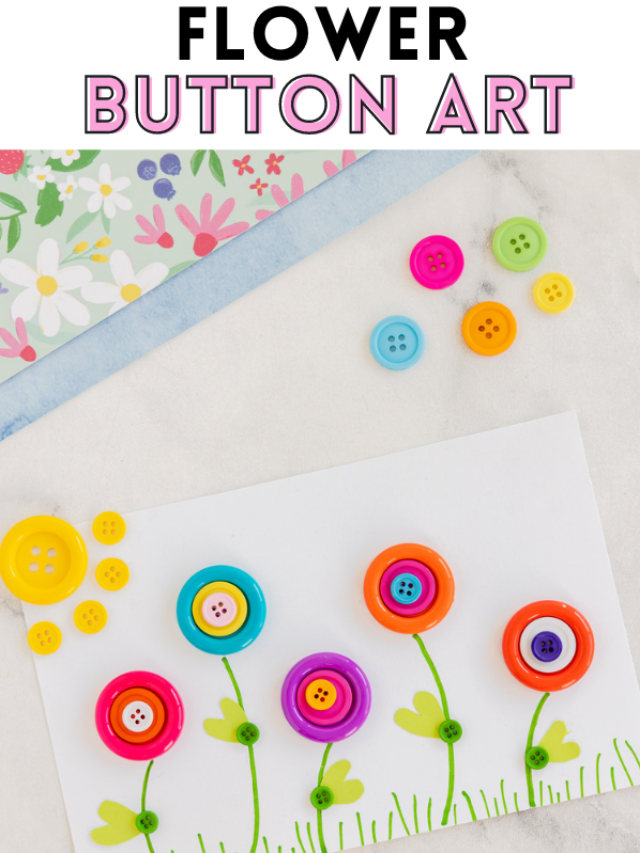 Flower Button Art