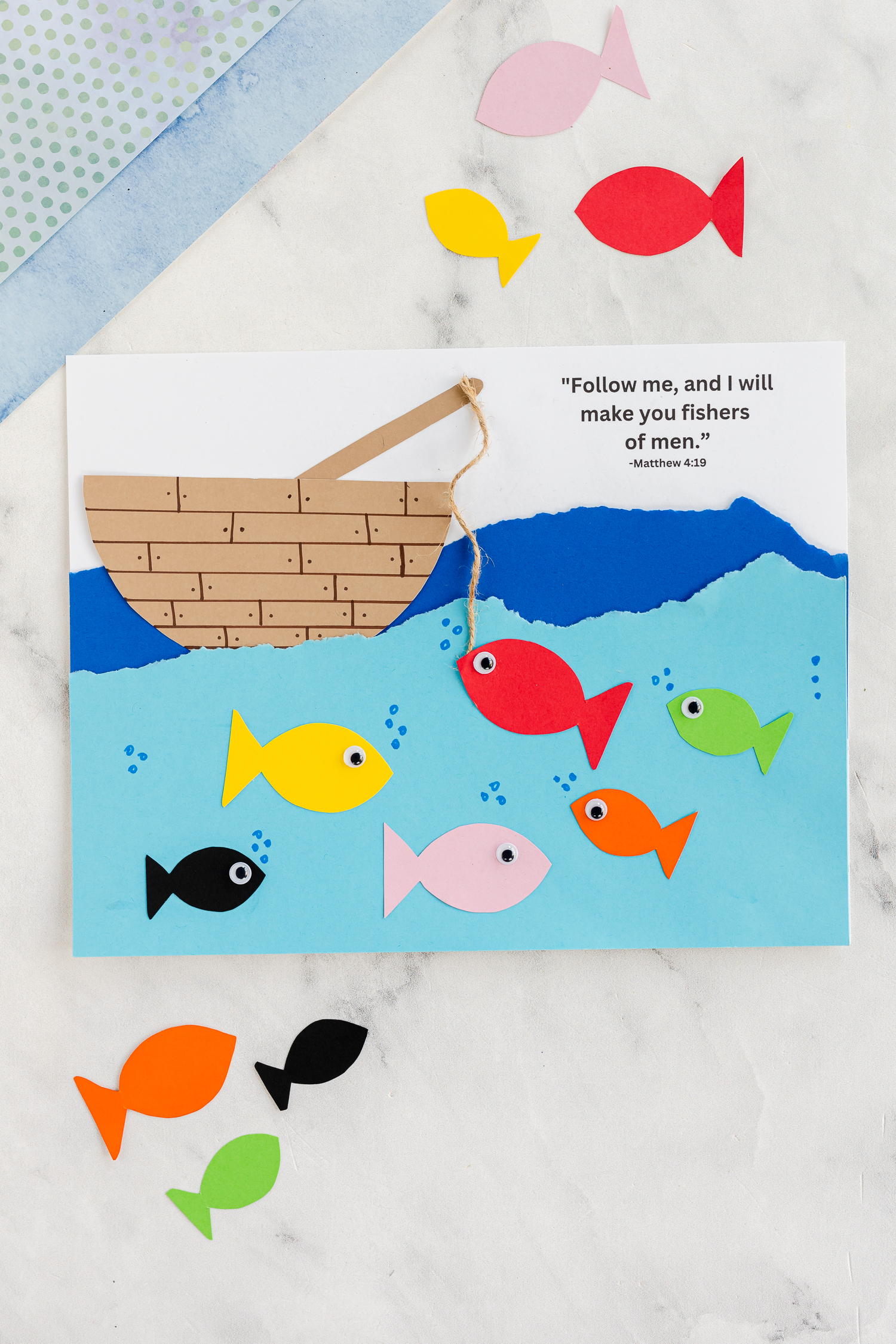 Fishers of Men Craft – Bible Craft for Kids!