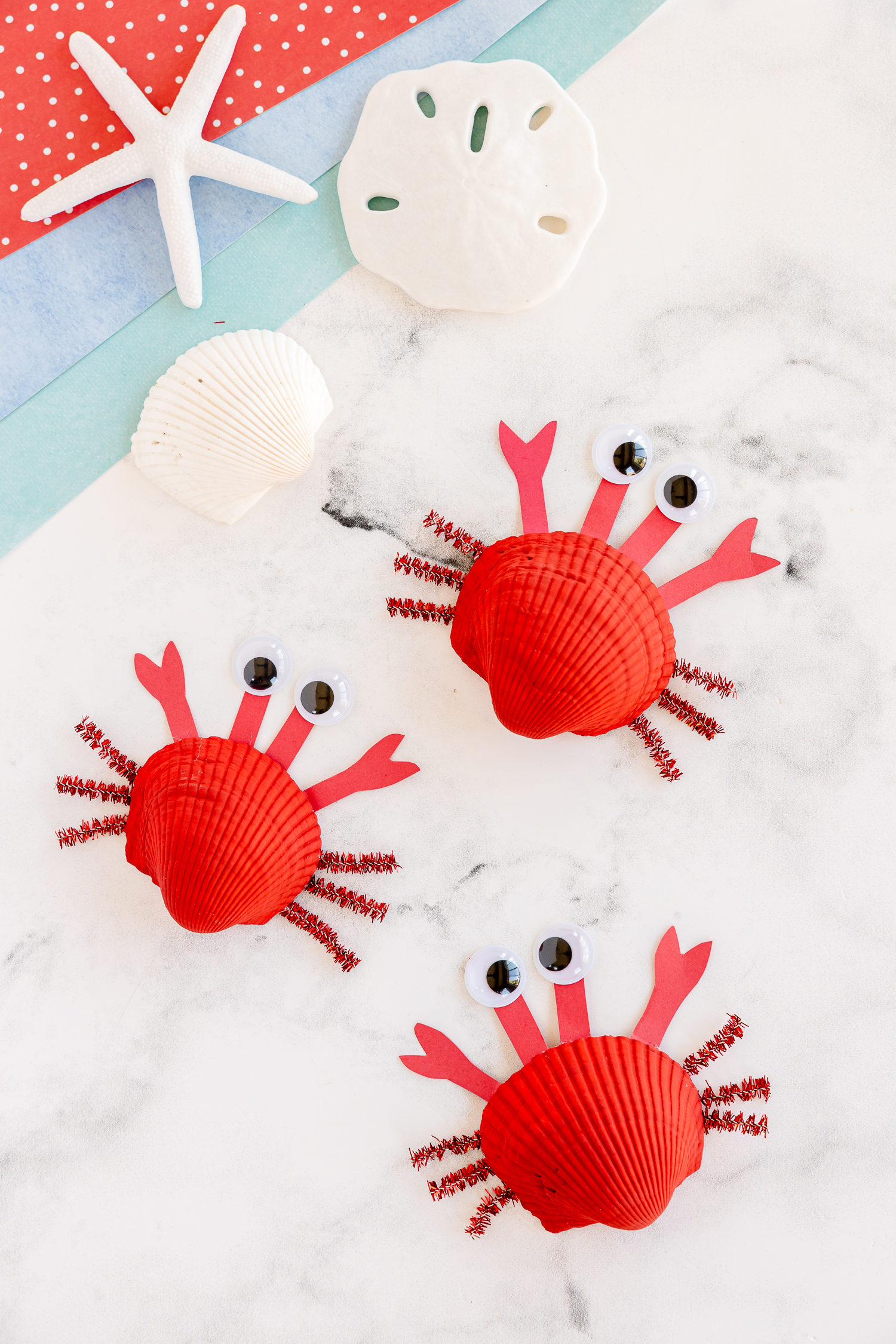 DIY Seashell Crabs