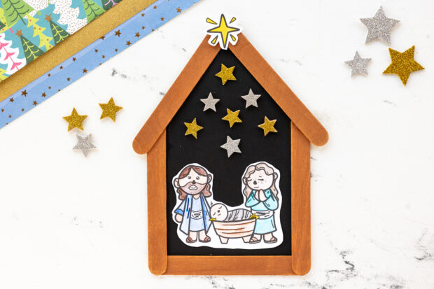 Popsicle Stick Nativity Craft - Made To Be A Momma