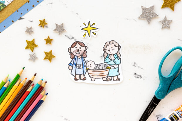 Popsicle Stick Nativity Craft - Made To Be A Momma