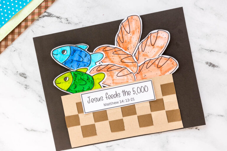 Five Loaves and Two Fishes Craft Made To Be A Momma — free download
