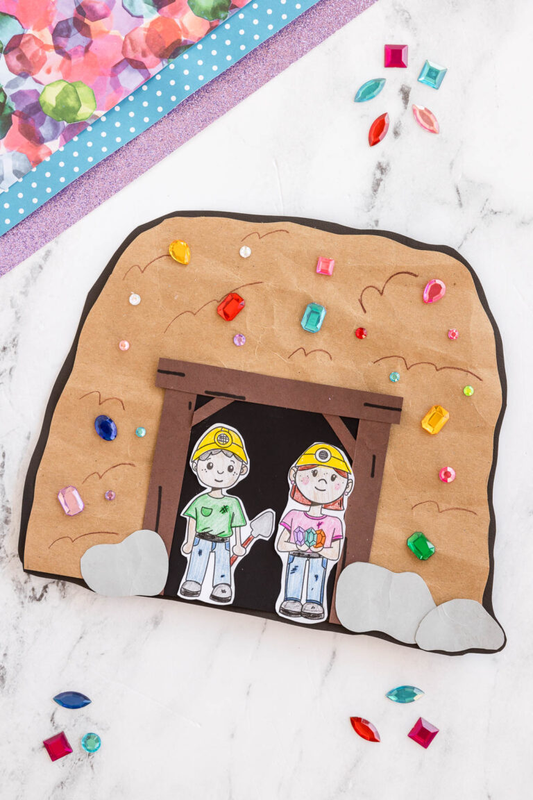 Gem Mining Craft for Kids