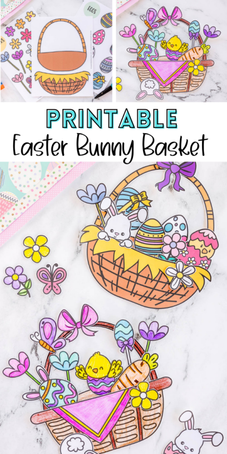 Printable Easter Bunny Basket