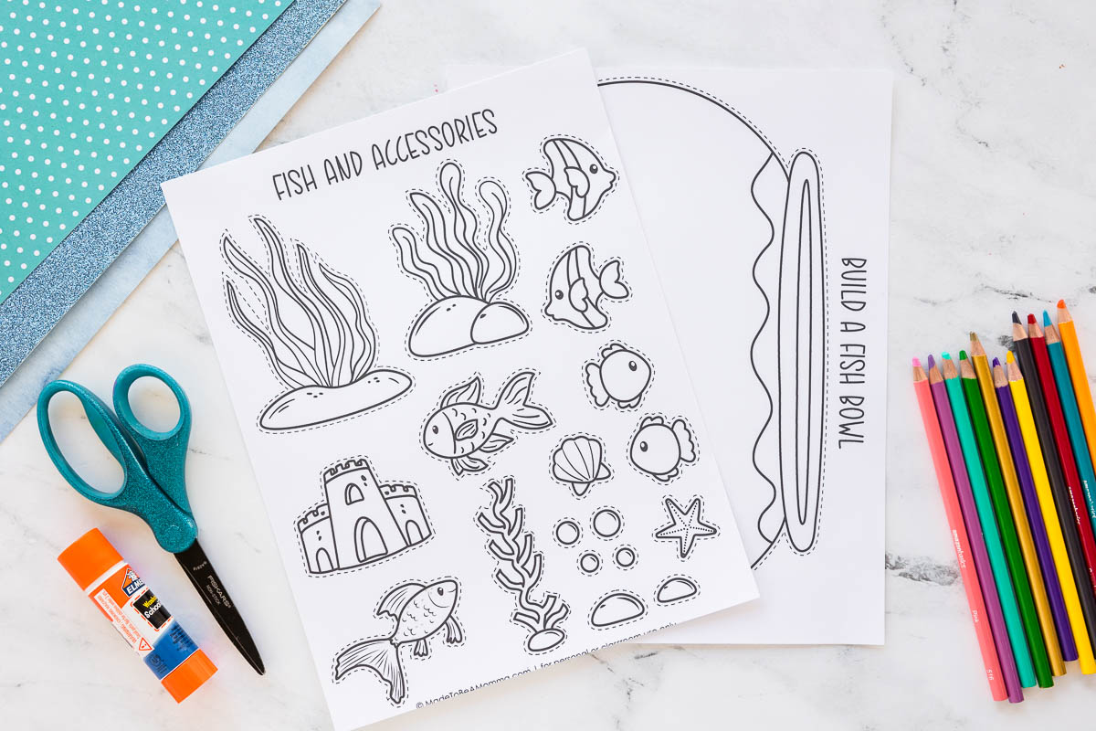 Build a Fish Bowl Craft - Made To Be A Momma