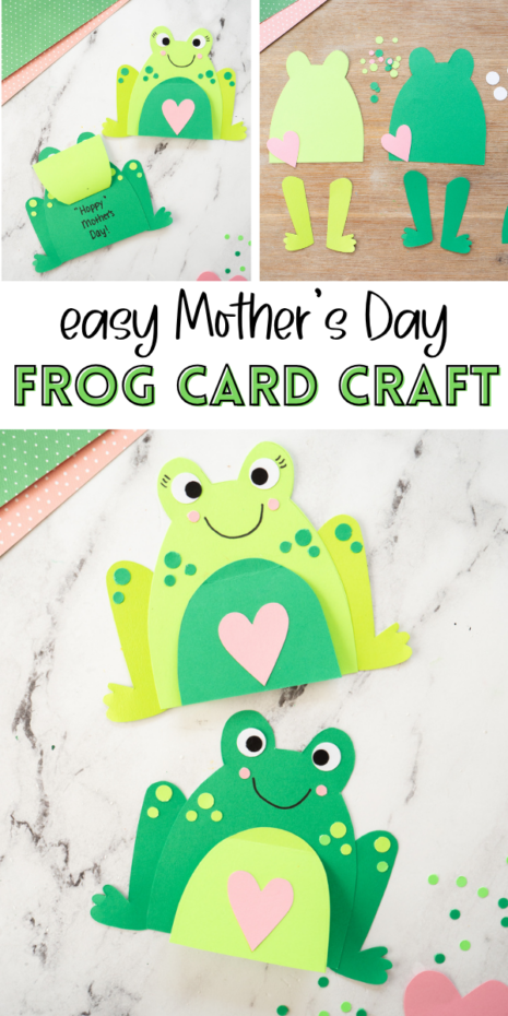 Make an adorable Mother&rsquo;s Day Frog Craft Card for kids! This easy printable craft opens to reveal a sweet &ldquo;Hoppy Mother&rsquo;s Day&rdquo; message making this perfect for preschool, kindergarten, and elementary kids.